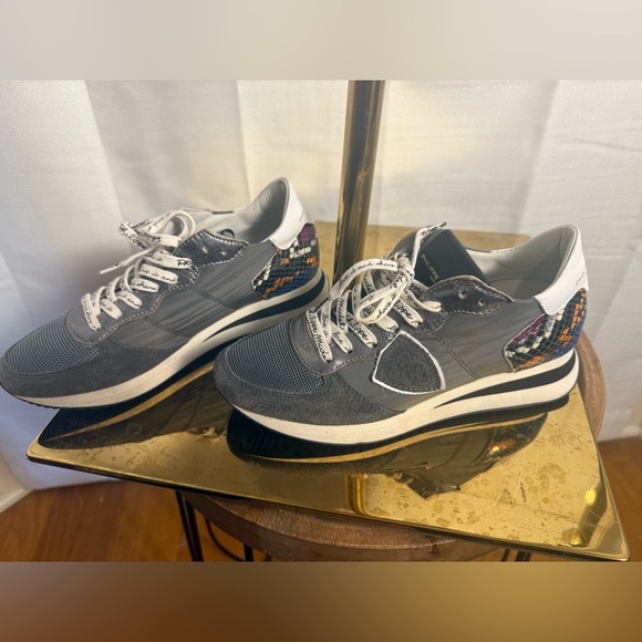 Philippe Model White and Multicolor Sneakers - Picture 1 of 10
